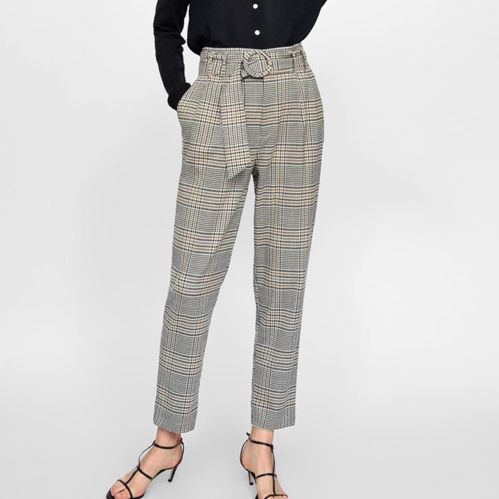 ZARA High-Waisted Trousers